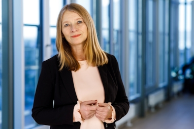 Gry Nergård, direktør antisvindel i Finans Norge. Foto.